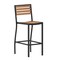 Flash Furniture All-Weather Patio Bar Stool with Faux Teak Slats XU-DG-HW6036B-GG - alternate 6